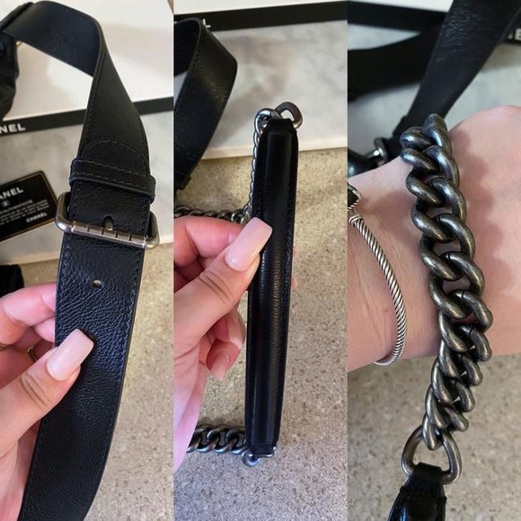 SOLD 💕CHANEL 2016 Black Messenger/Crossbody - Picture 4 of 8